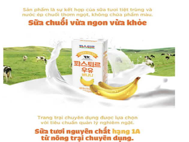 Sữa Lotte Pasteur - Đột phá về dinh dưỡng và hương vị tươi mới